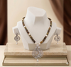 Earthstone Rustic Pearl Fancy Pendent Set