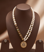 Pearl Heritage Circle Pendant Set