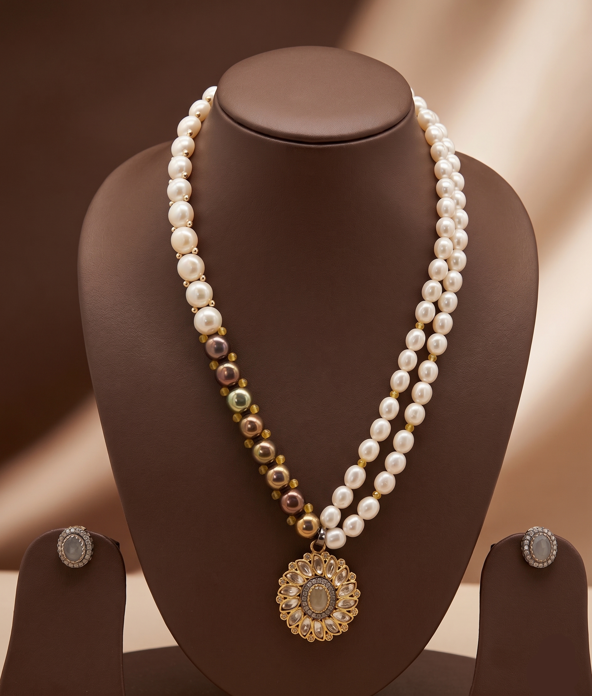 Pearl Heritage Circle Pendant Set