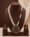 Royal Rouge Ornate Pearl Pendent Set