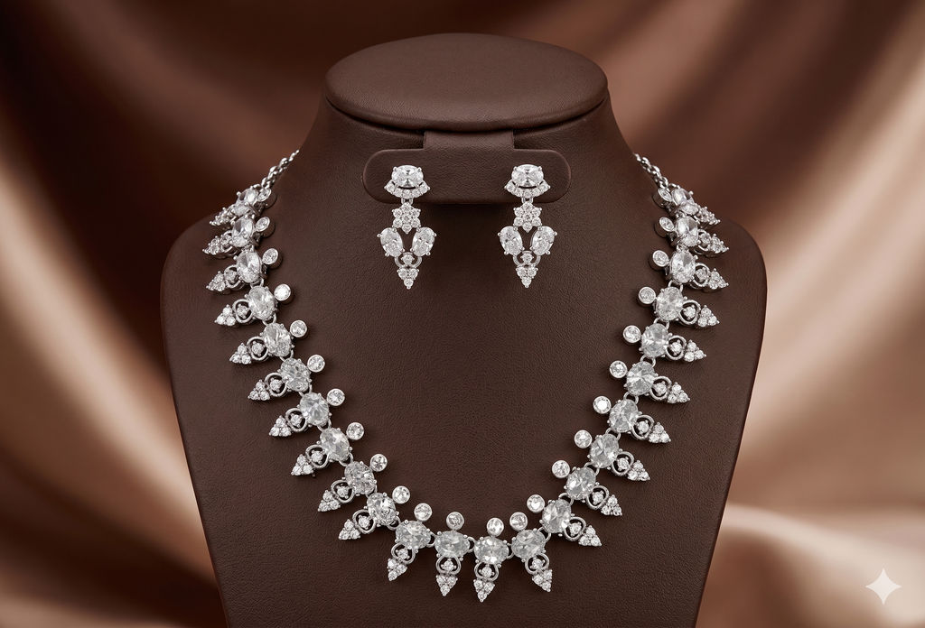 CZ Necklace Set