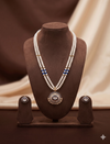Sapphire Glow Freshwater Pearl Pendant Set