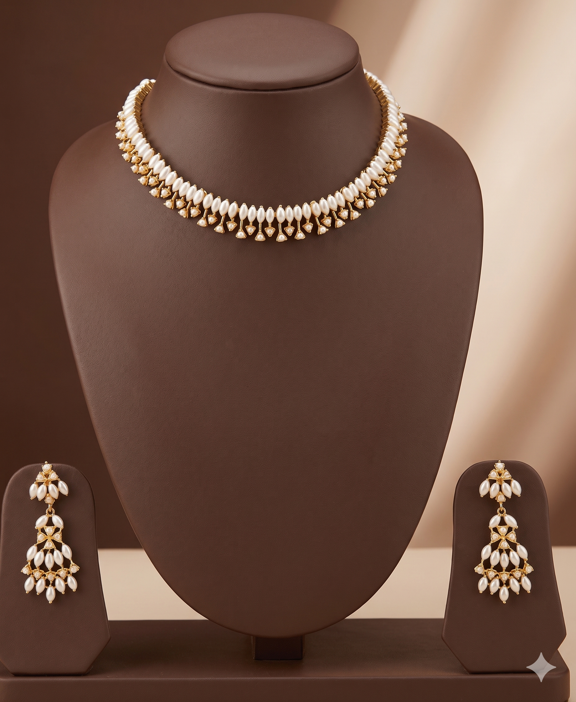 Handcrafted Natural pearl Necklace