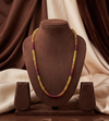 Sunset Trail,  Gradient Beaded Necklace in Warm Tones