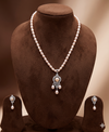 Light Pink Freshwater Pearl Drop Pendant Set