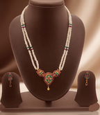 Royal Bloom Pearl Pendent Set