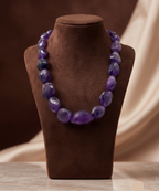 Amethyst Majesty Statement Bead Necklace