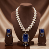 Fancy Blue Regal Pearl Pendant Set