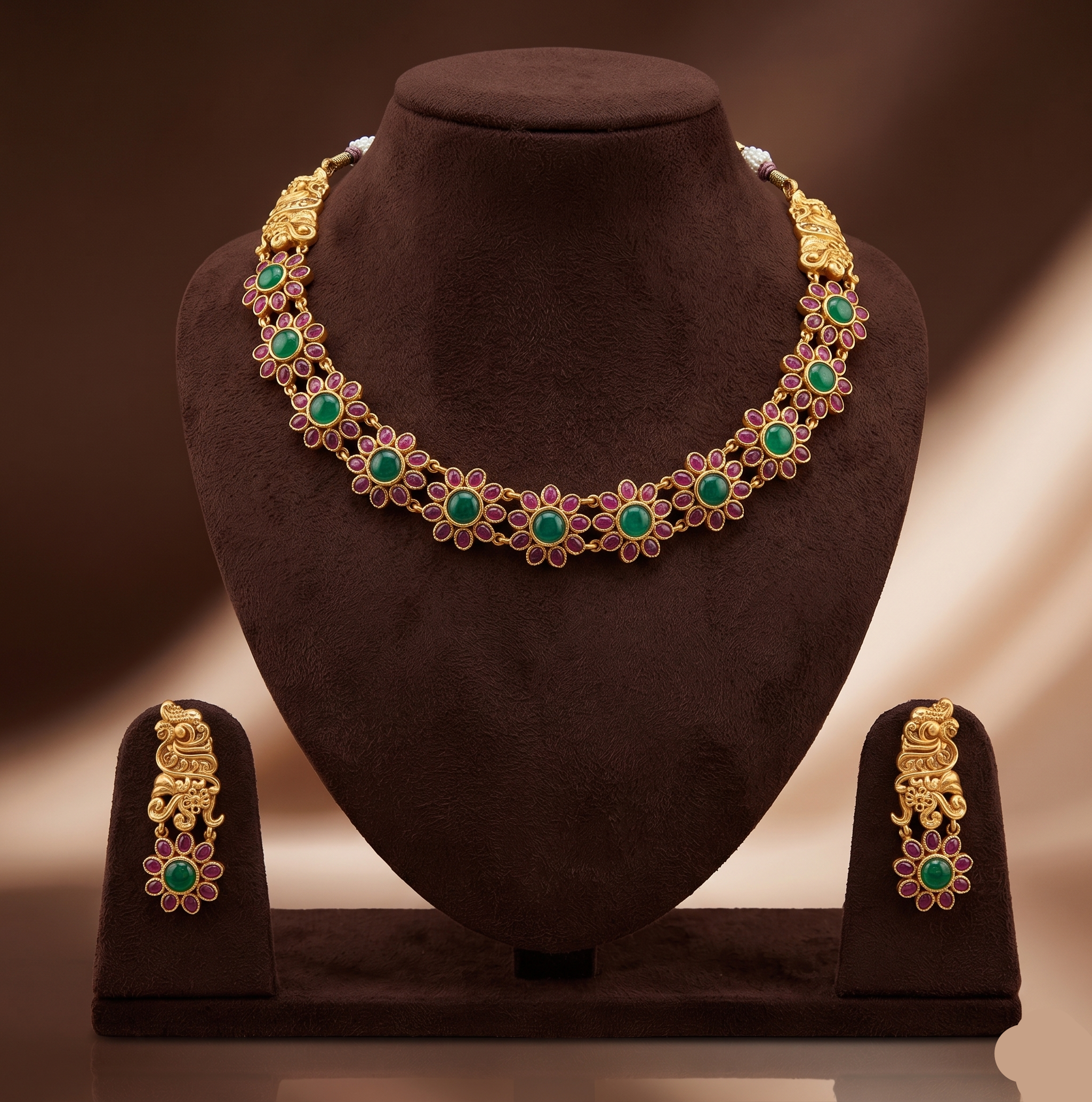 Multicolour Necklace Set