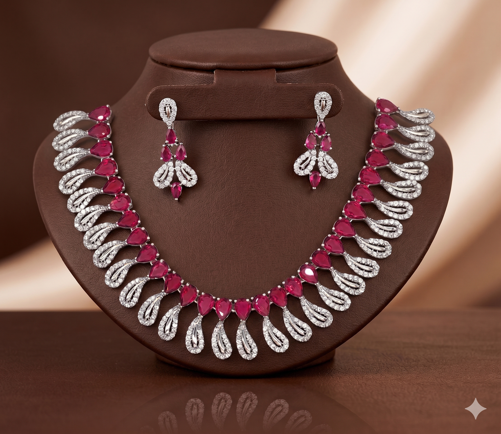 CZ Necklace Set