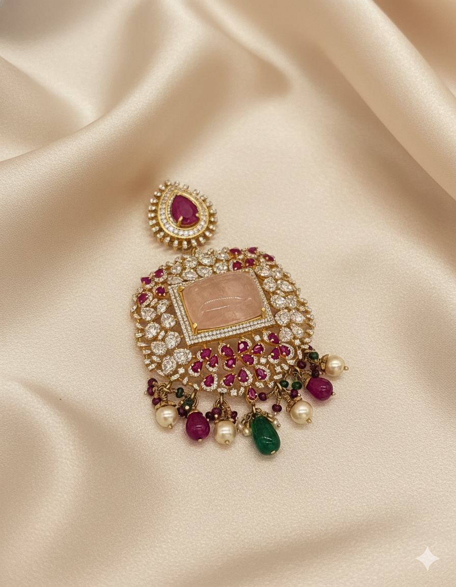 JAGDAMBA GOLD PENDENT 