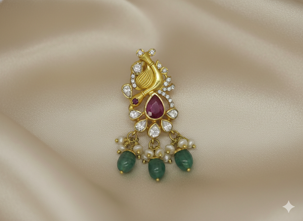 JAGDAMBA GOLD PENDENT 