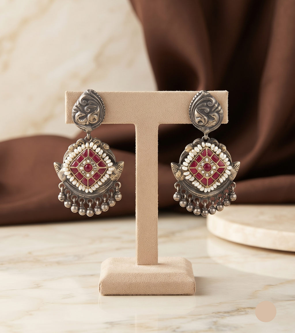 Red Heirloom Square Drops