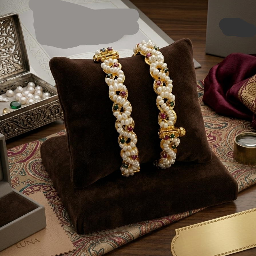 Jagdamba Pearls Bangles1