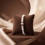 Midnight Grace Pearl Accent Bracelet