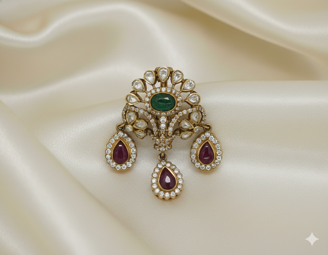 JAGDAMBA GOLD PENDENT