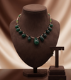 Jade Drop Grace Green Tear-Drop Beaded Necklace