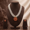 Coral Majesty Pearl Pendant Set