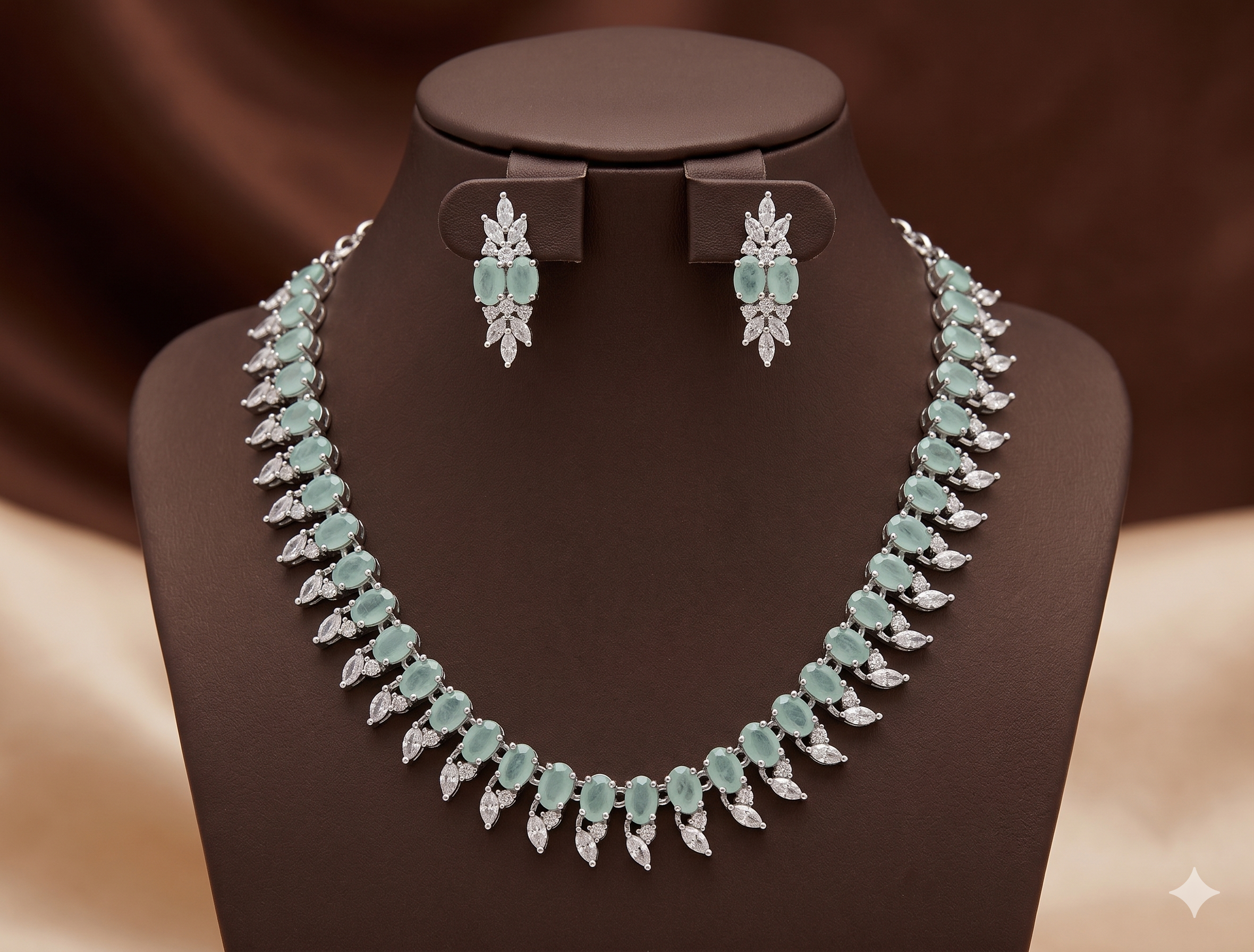 CZ Necklace Set