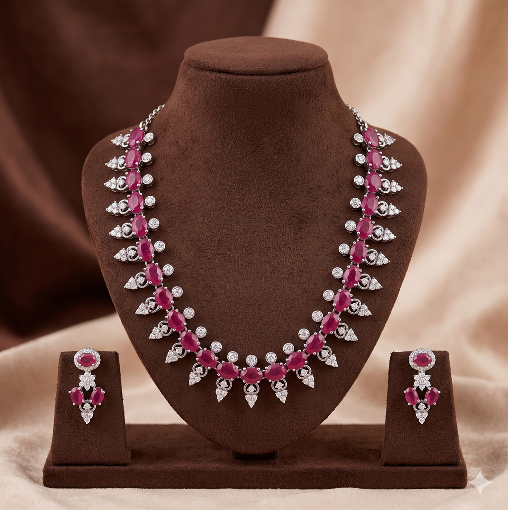 CZ Necklace Set