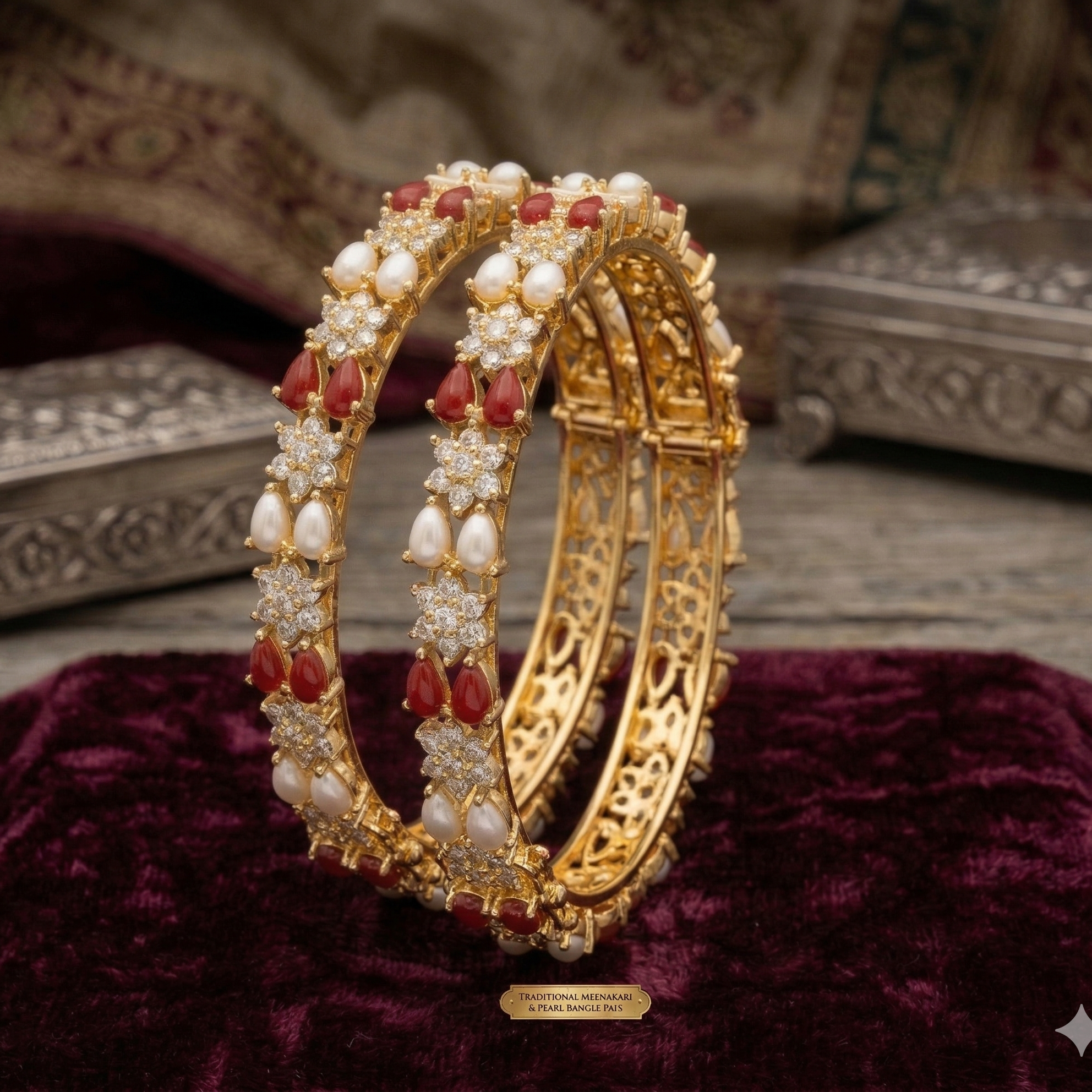 Jagdamba Pearls Bangles1