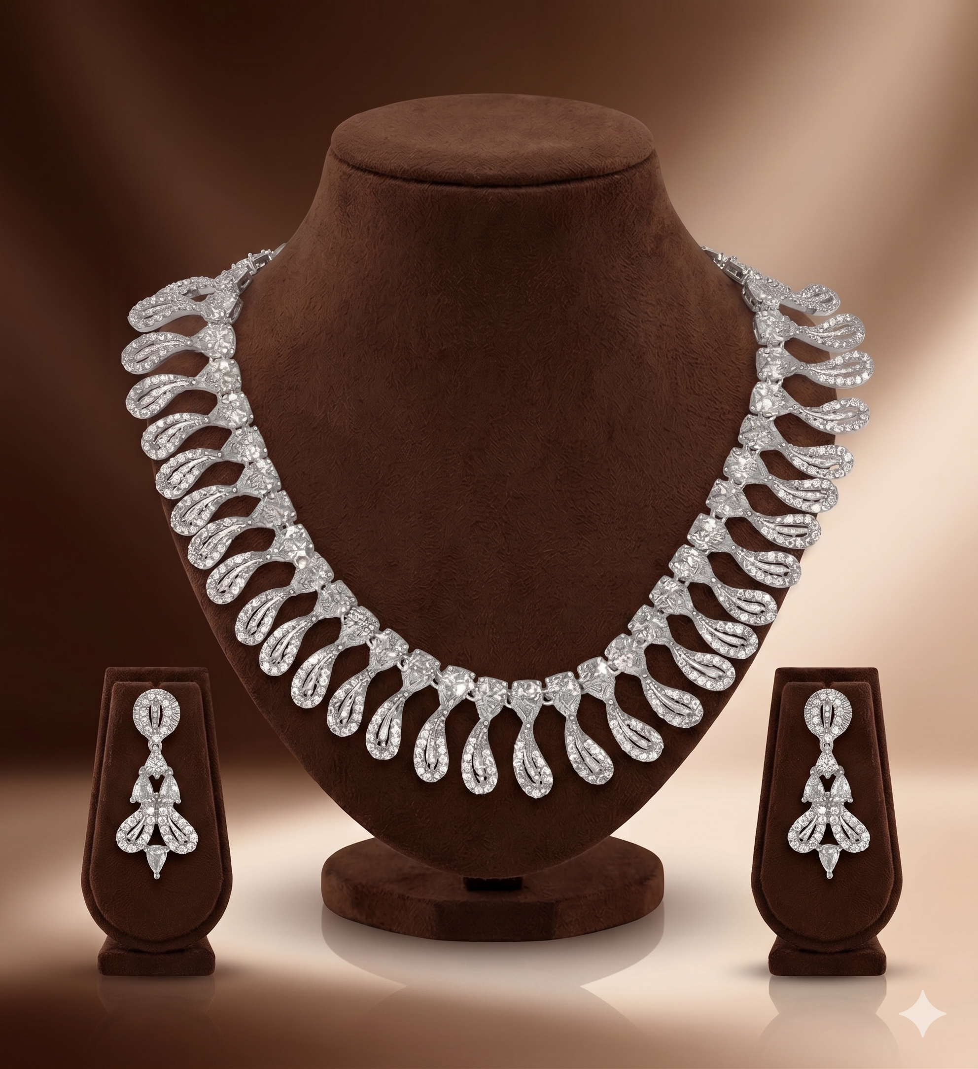 CZ Necklace Set
