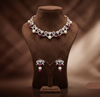 Pearl Ruby Necklace Set