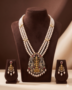 Pink & White Freshwater Pearl Pendant Set