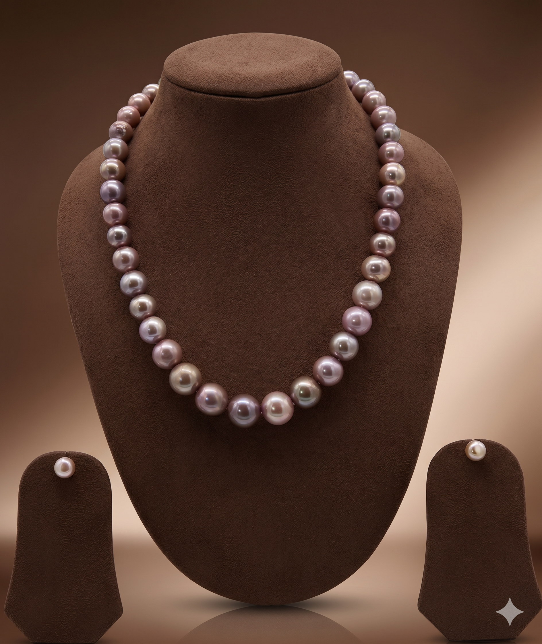 Blush Pink Freshwater Pearl Necklace Set