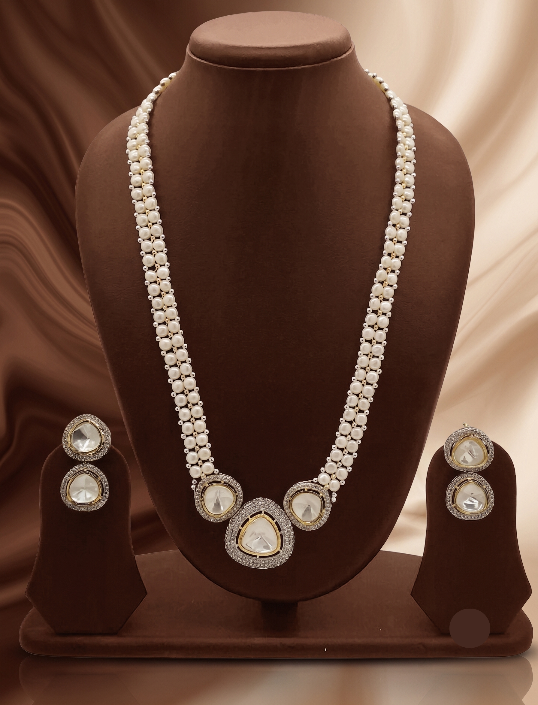 Royal Polki Layers Pendent Set