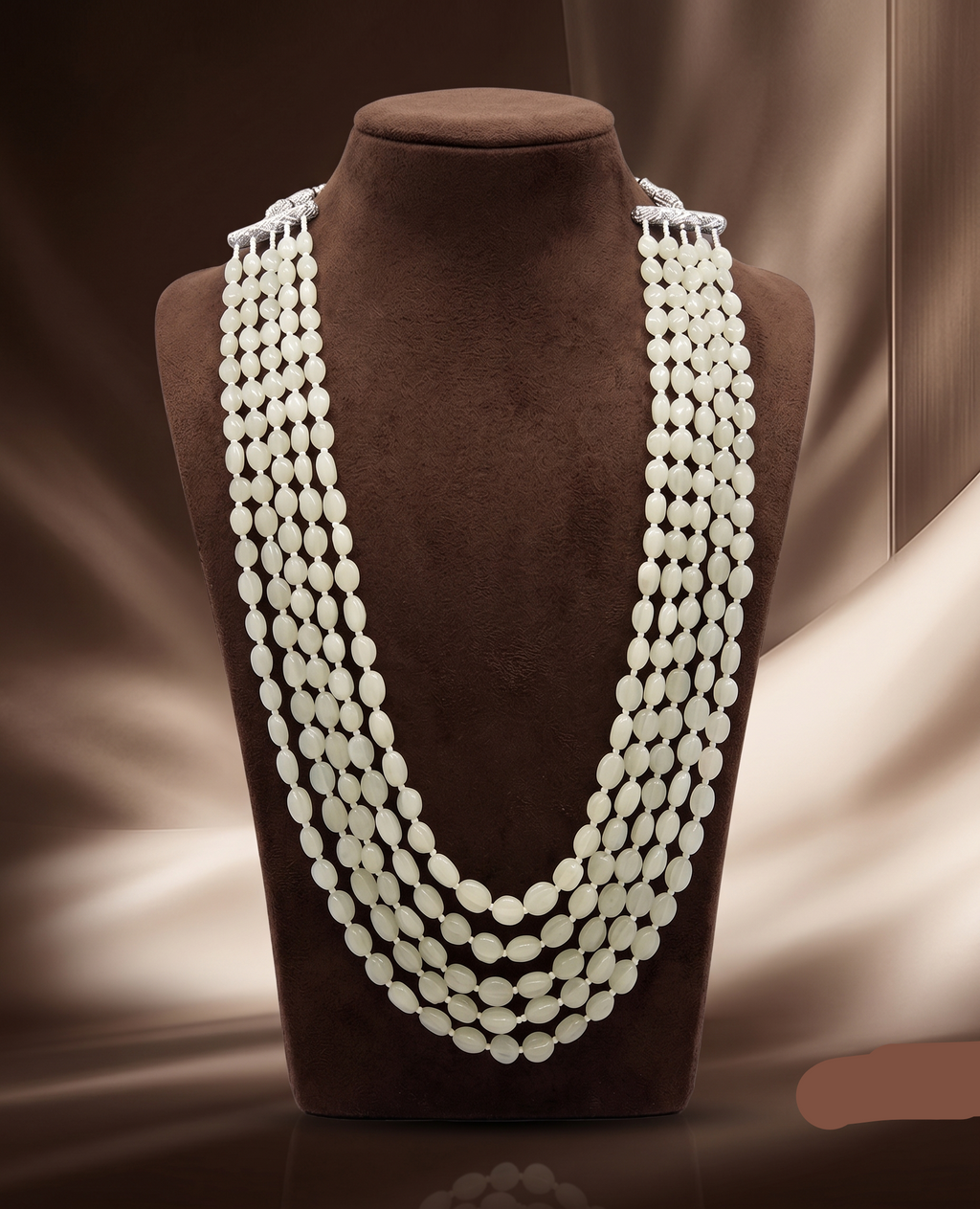 Whispering Sands Layered Bead Necklace