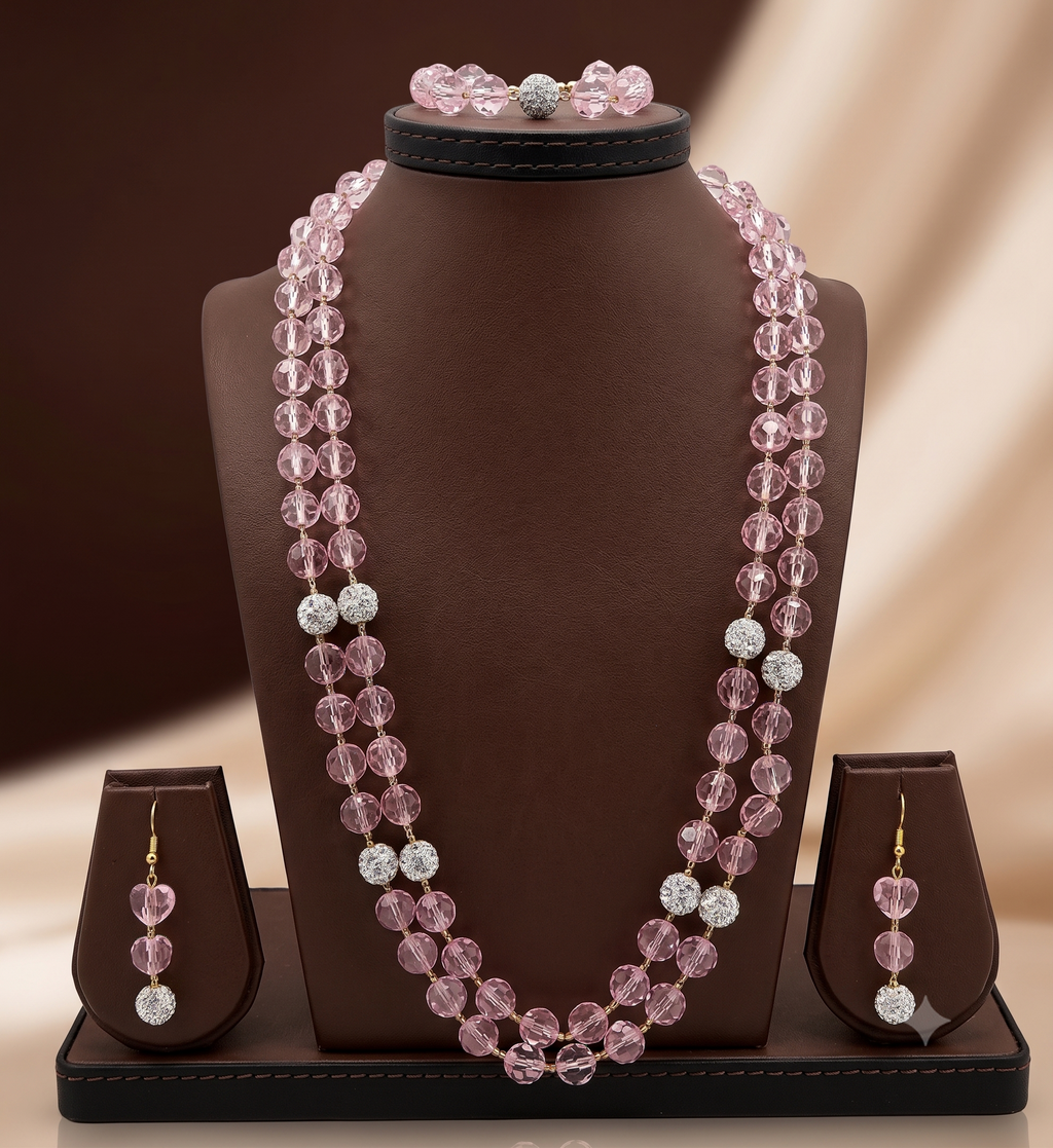 Pink Sparkle Grace Jewellery Set