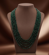 Forest Twilight Layered Beaded Stone Necklace