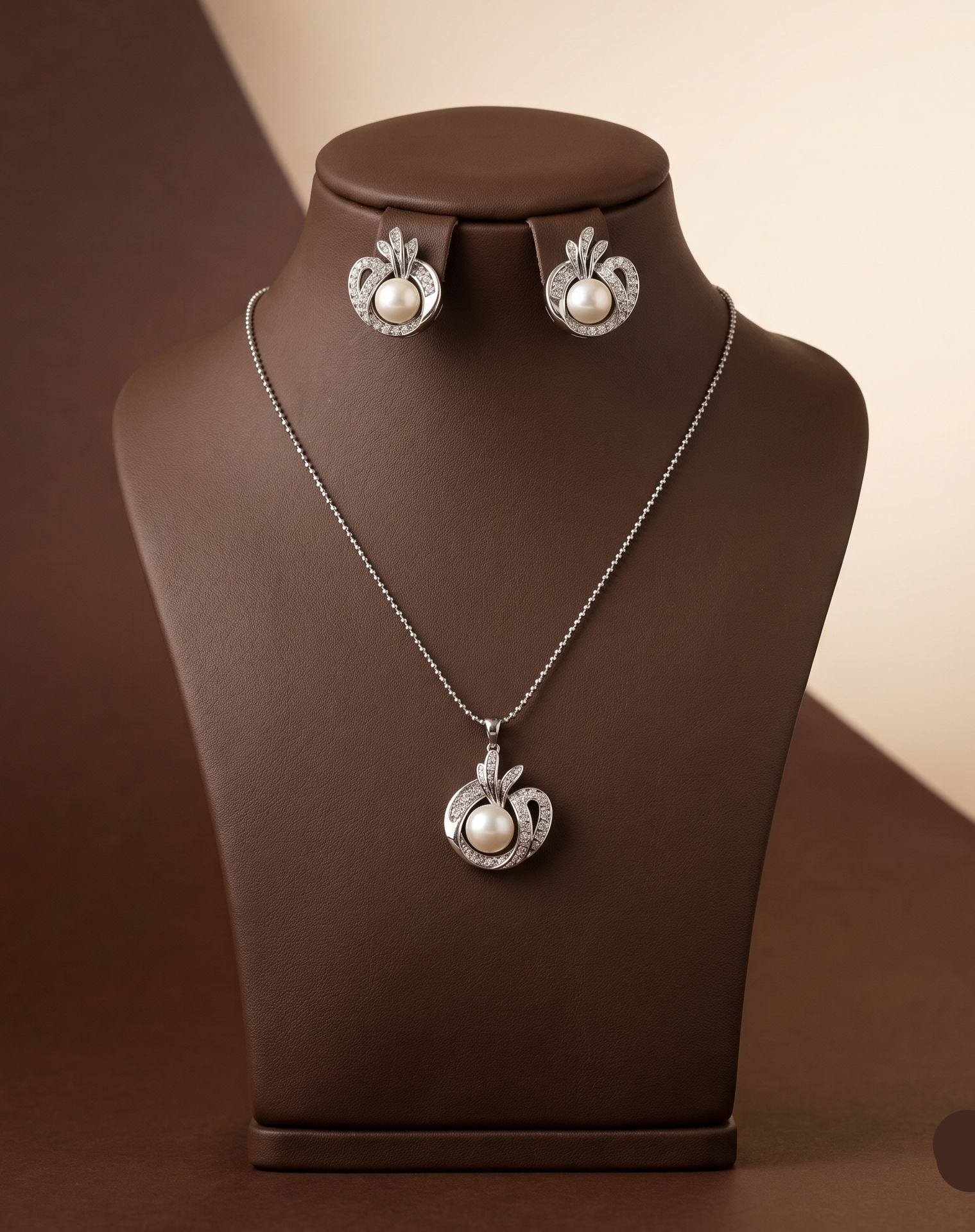 Regal Pearl Embrace Pearl Jewellery Set