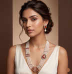 Pearls Broach set 