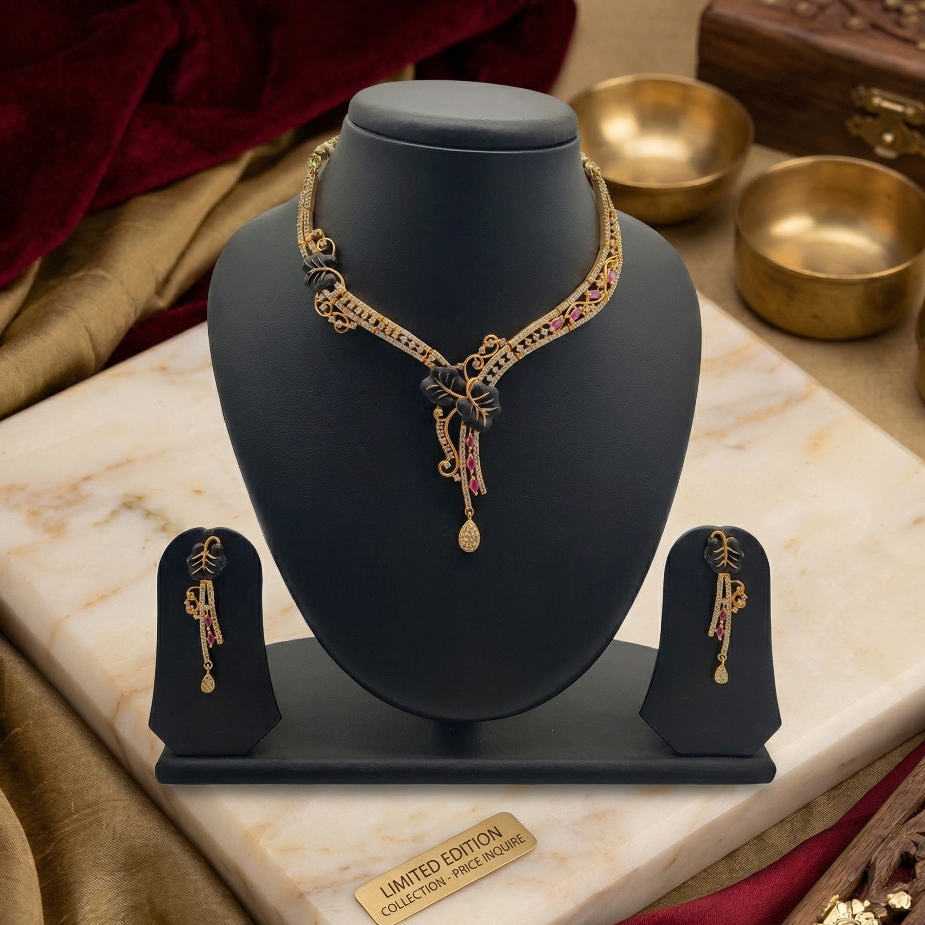 CZ Necklace Set