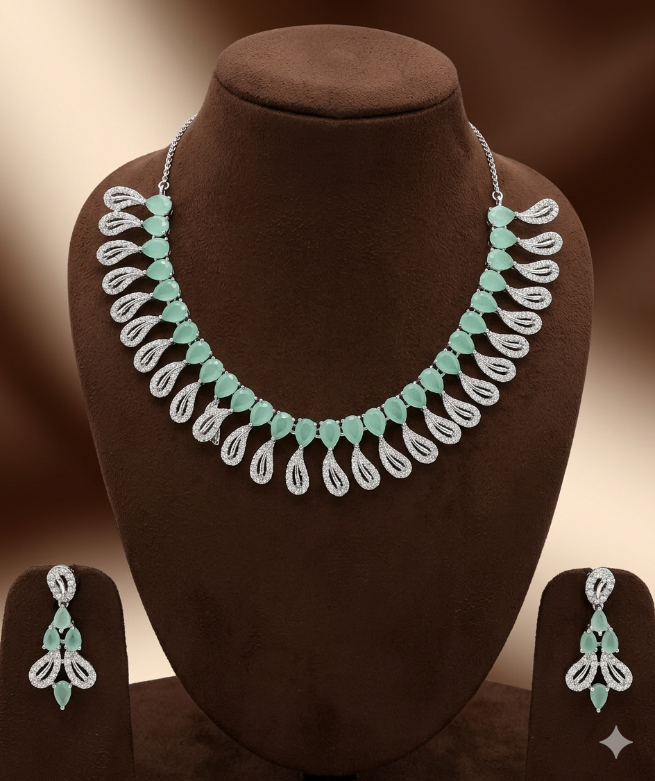 CZ Necklace Set