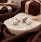 Pearl Blossom Cufflinks
