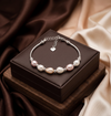 Multicolor Freshwater Pearl & Silver Charm Bracelet