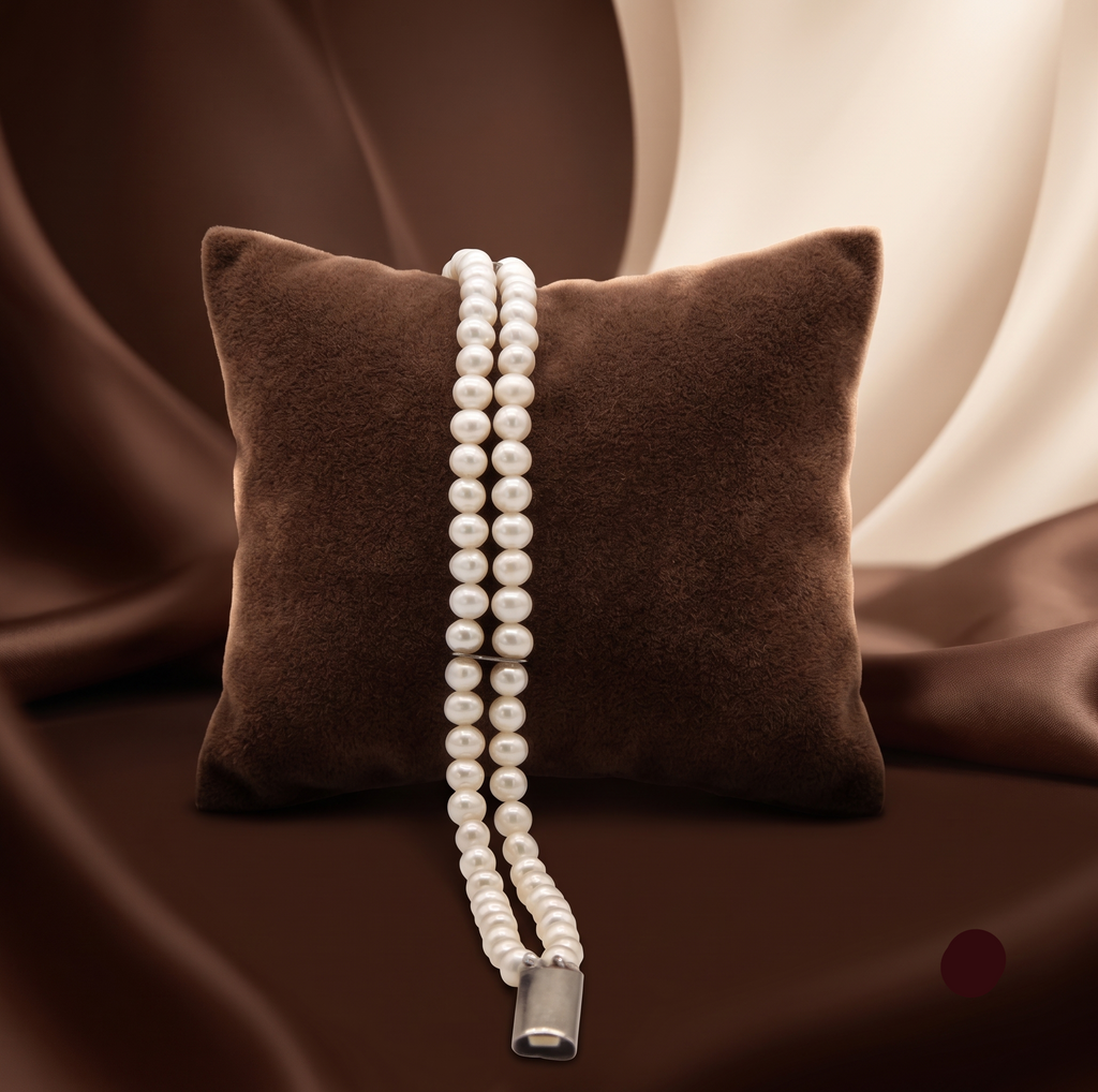Two-Strand Freshwater Pearl Bracelet