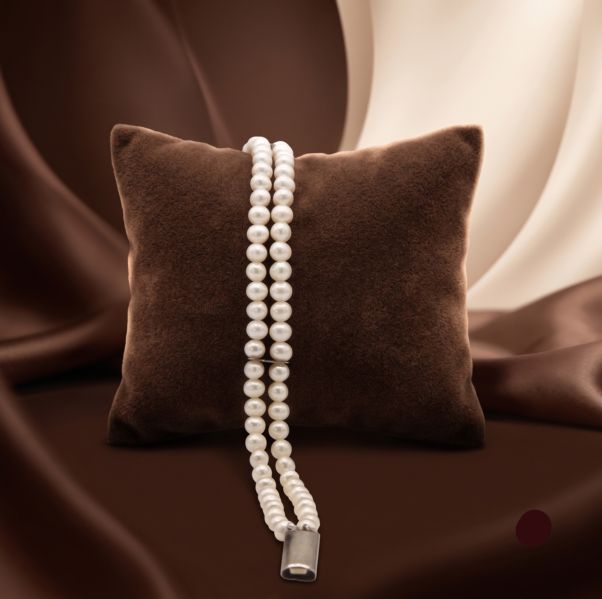 Two-Strand Freshwater Pearl Bracelet