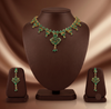 Green Emerald Necklace Set