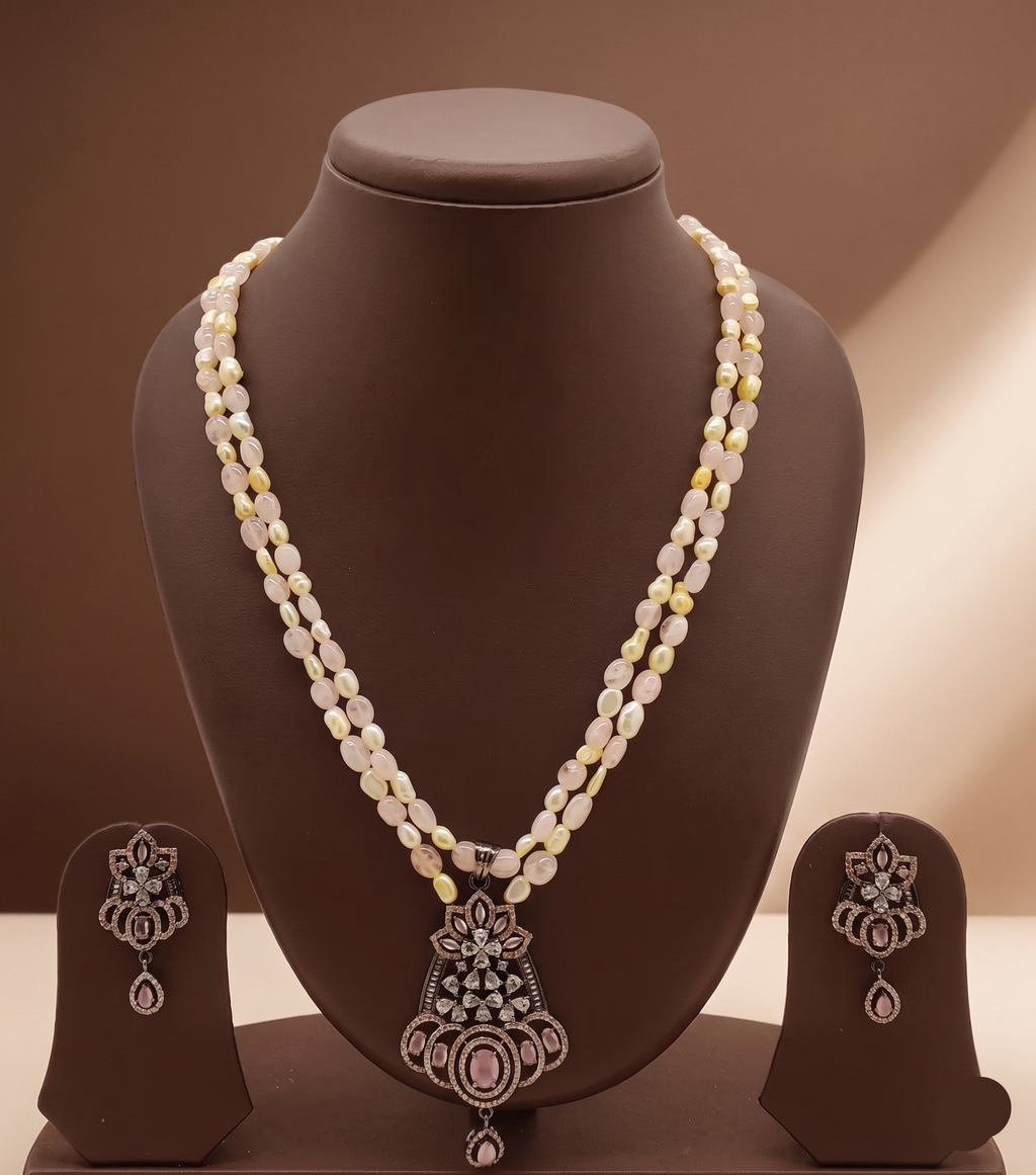 Rose Blush Pendent Set