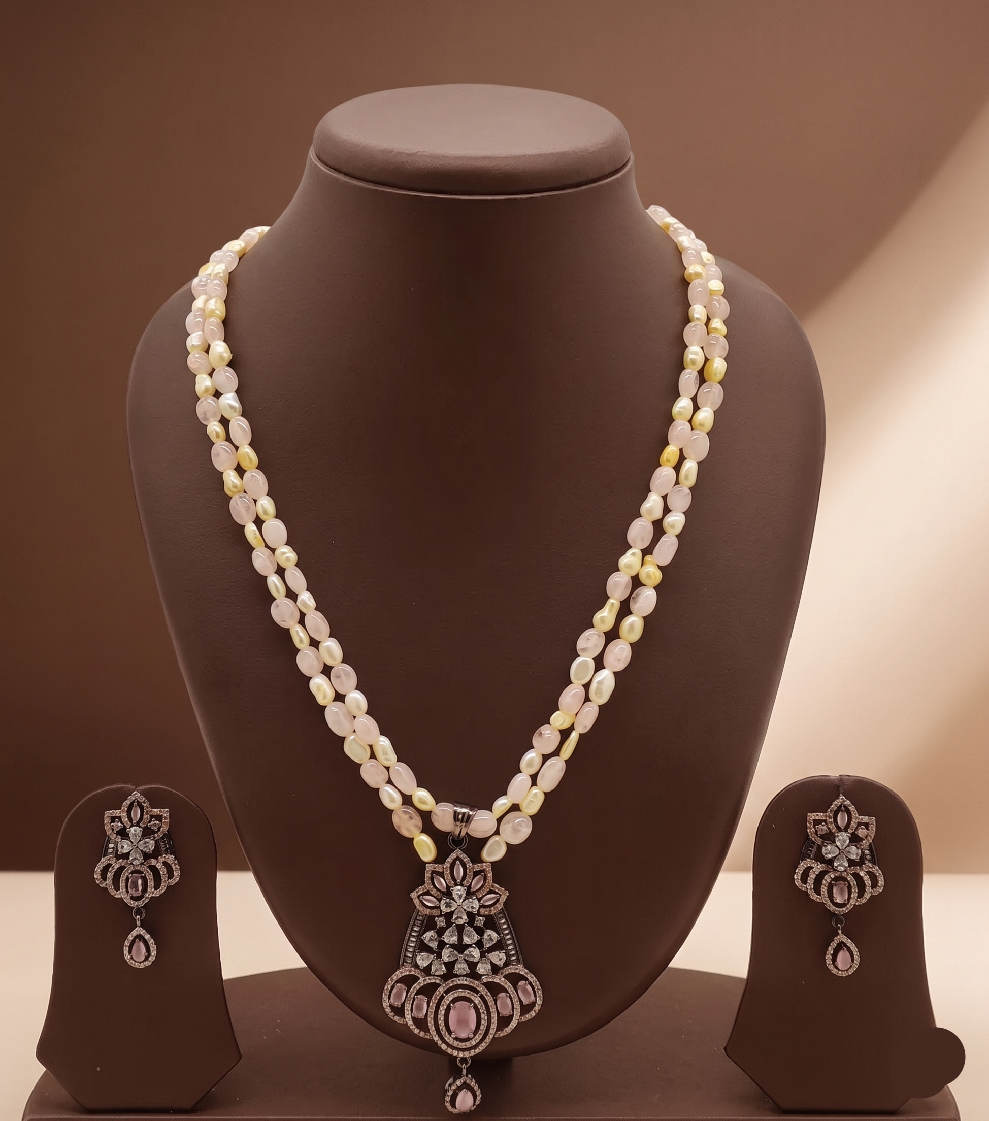 Rose Blush Pendent Set