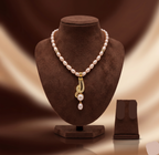 Golden Rhythm Freshwater Pearls Pendant Set
