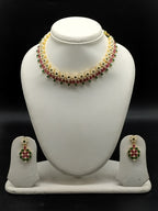 Heritage Pearl designer choker necklace set for women
