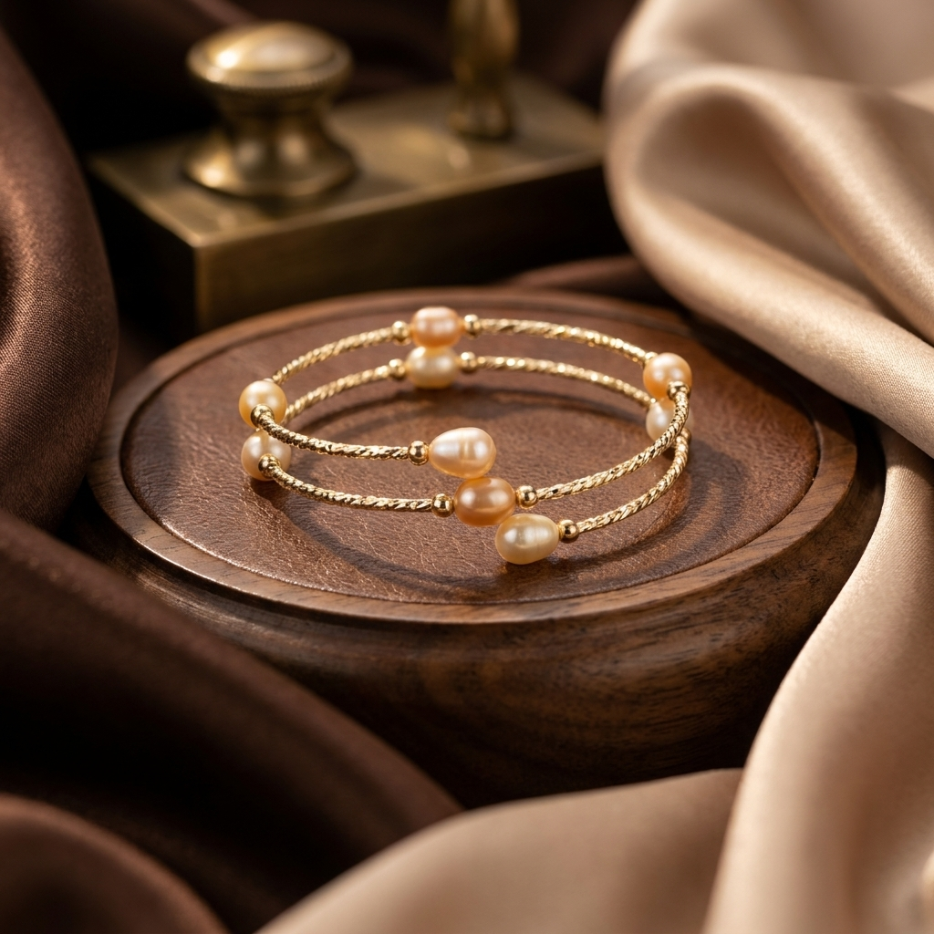 Pearl Halo Bracelet