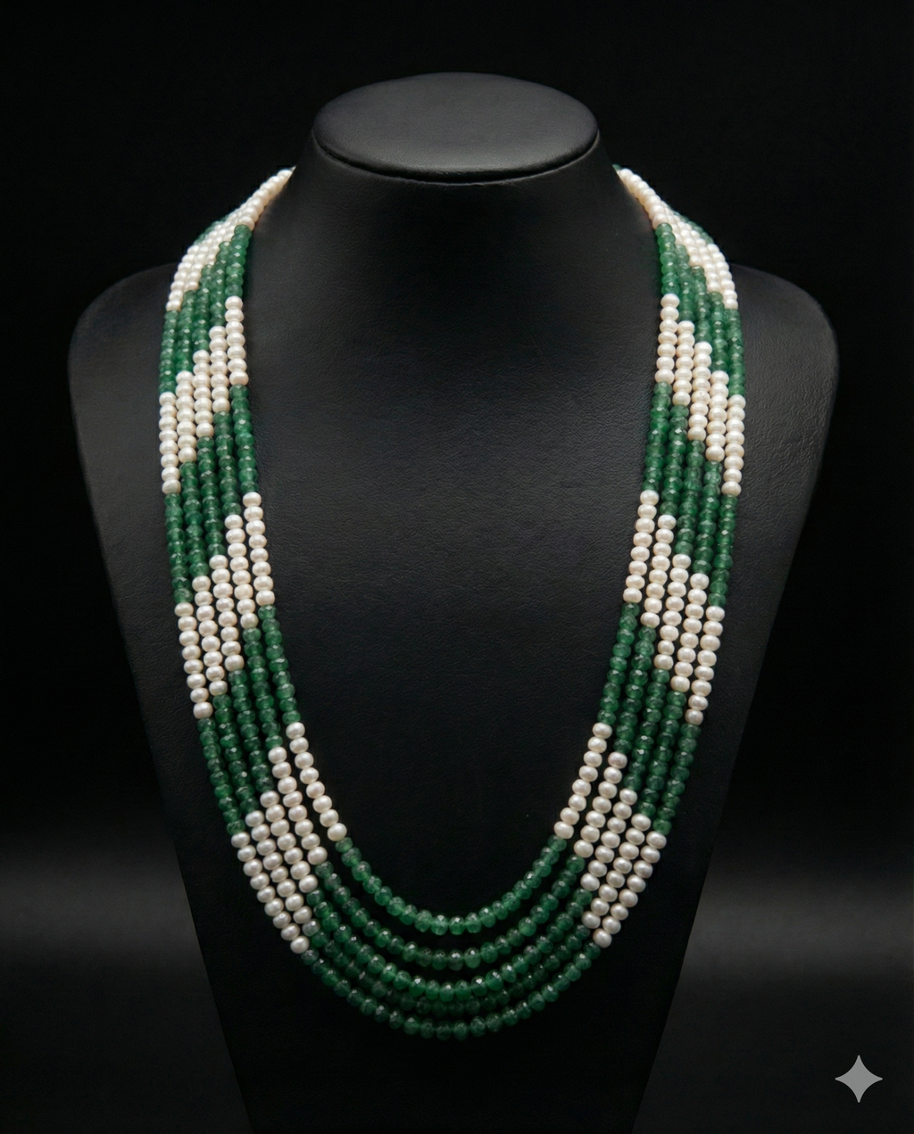 Multi-Strand Beaded Necklace