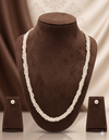 Multi-Strand Rice Freshwater Pearl Necklace & Earrings Set