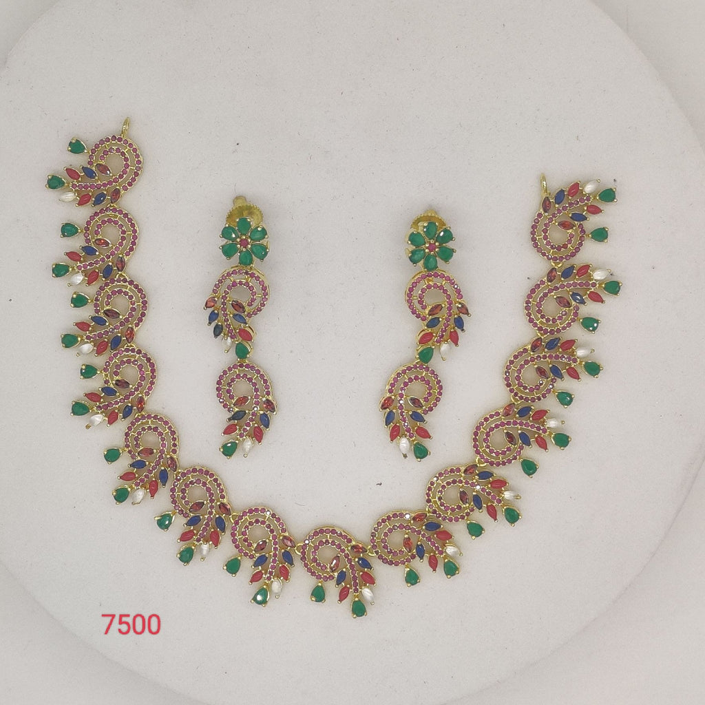 CZ Necklace Set
